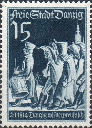 The French leaving Danzig (2 January 1814)