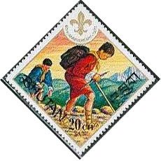 Stamp, Mountaineering, Bhutan,  , Scouting