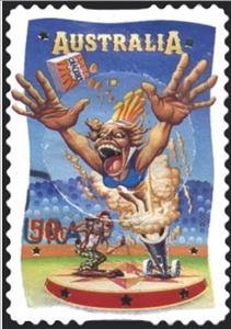 Stamp, Human Cannonball, Australia,  , Circus