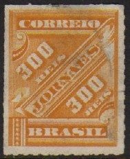 Stamp, Cifras Oblíquas, Brazil,  