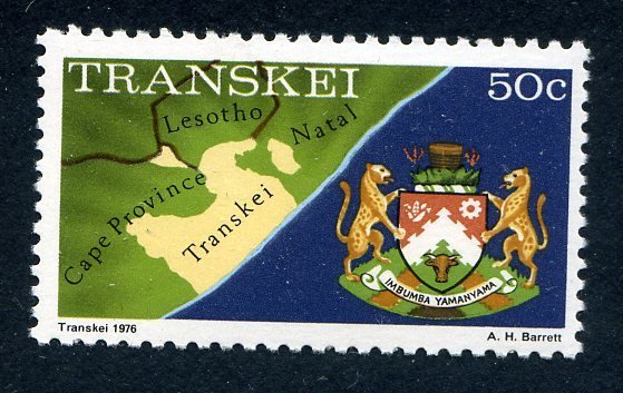 Map, coat of arms