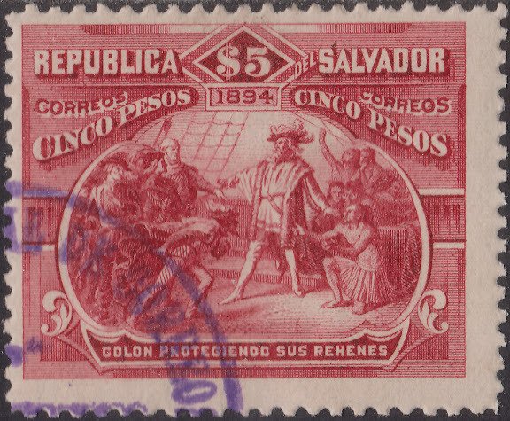 Columbus Protecting Indian Hostages