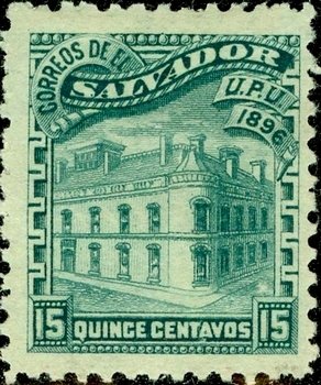 Stamp, Post, El Salvador,  
