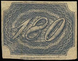 Stamp, Slanting numeral, Brazil,  