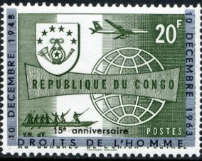 Stamp, (Bel:CD 476) with overprint, Congo, Democratic Republic (Kinshasa),  