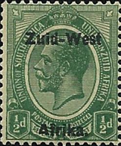 Stamp, Overprinted,Dutch, South-West Africa,  