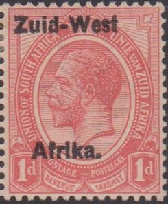 Stamp, Overprinted,Dutch, South-West Africa,  