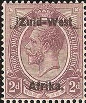 Stamp, Overprinted,Dutch, South-West Africa,  