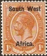 Stamp, Overprinted,English, South-West Africa,  