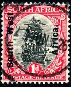 Stamp, Overprinted,English, South-West Africa,  