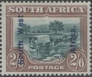 Stamp, Overprint,English, South-West Africa,  