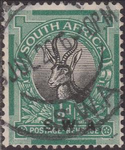 Stamp, Springbok (Antidorcas marsupialis), South-West Africa,  