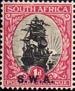 Stamp, Overprint,English, South-West Africa,  
