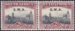 Se-tenant, Overprinted Pair, South-West Africa,  