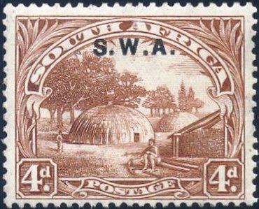 Stamp, Overprint,English, South-West Africa,  