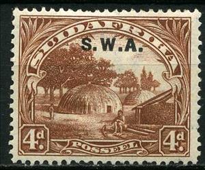 Stamp, Overprint,Africaan, South-West Africa,  