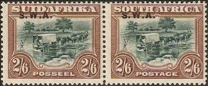 Se-tenant, Overprinted Pair, South-West Africa,  