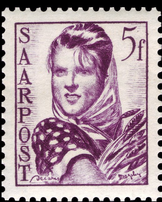 Girl with sheaf