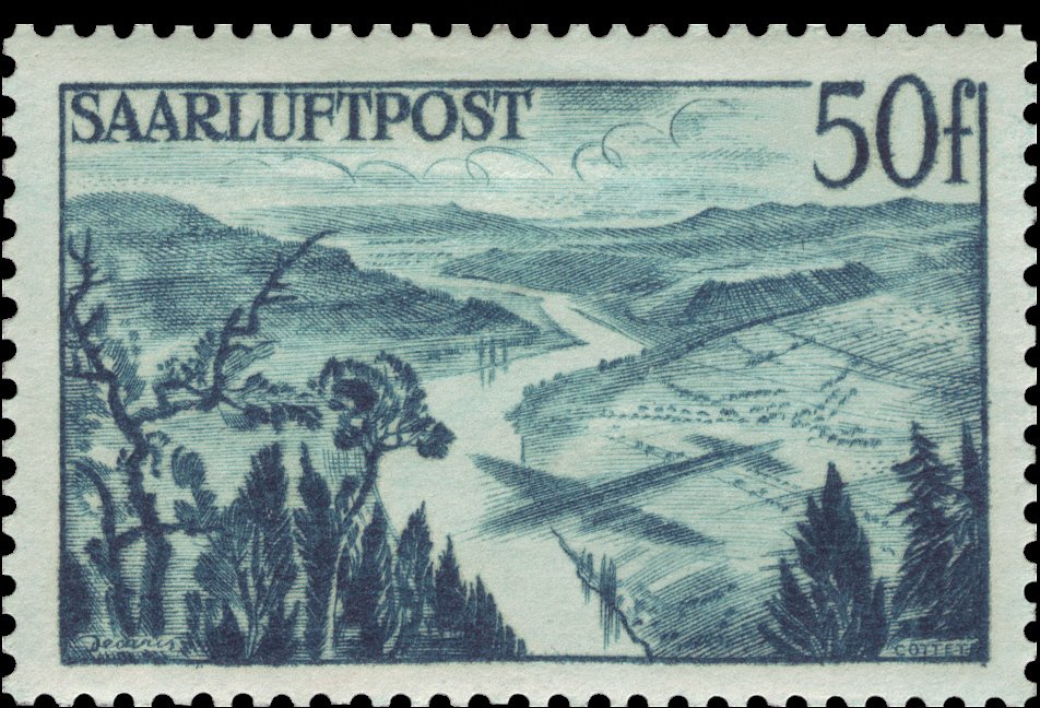 Saar sinuosity near Mettlach
