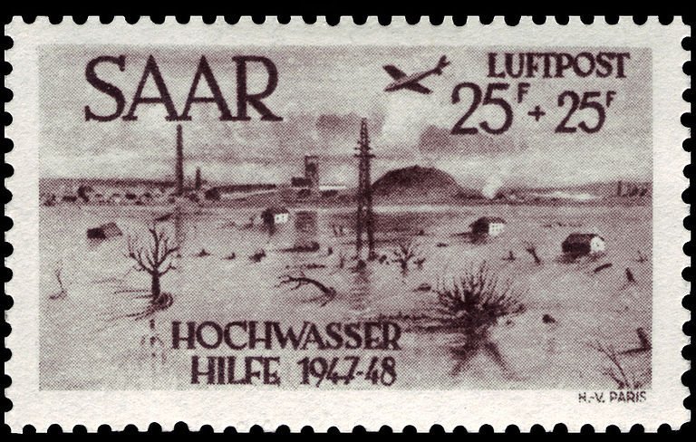 High-water area near Saarlouis