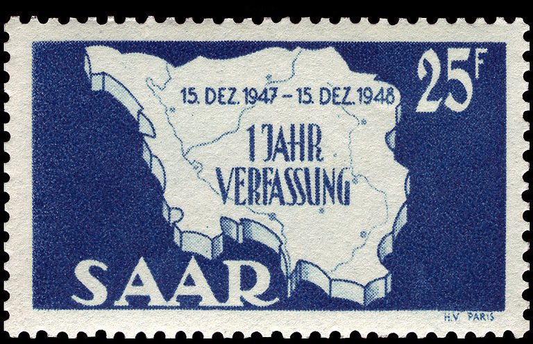 Map of the Saarland