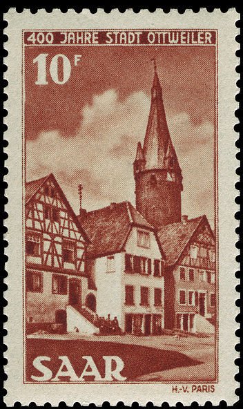 Town-hall and church