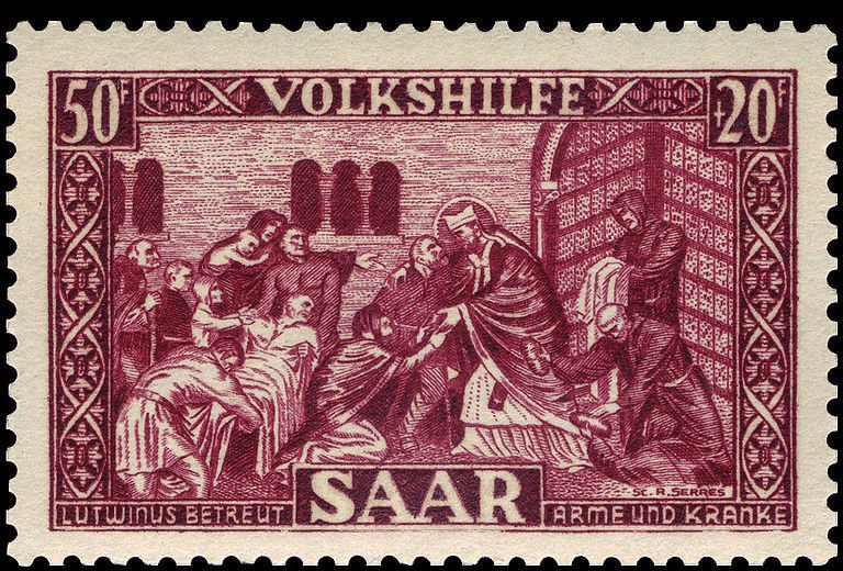Lutwinus attends poor and sick