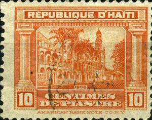 Stamp, Cloyster Port-au-Prince, Haiti,  