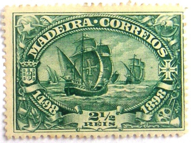 Fleet of Vasco da Gama on the run