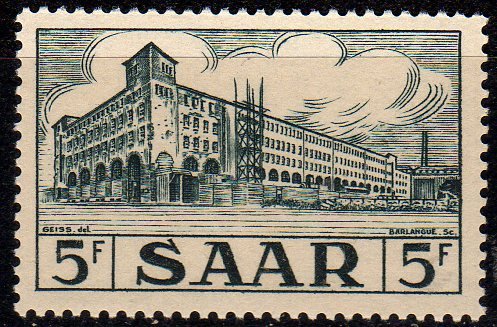 Main post office, Saarbrücken without inscription