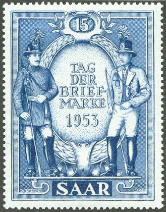 Prussian and bavarian postmen