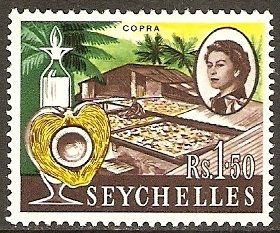 Stamp, Copra, Seychelles,  