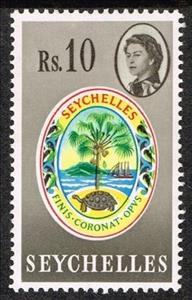 Stamp, Badge of Seychelles, Seychelles,  