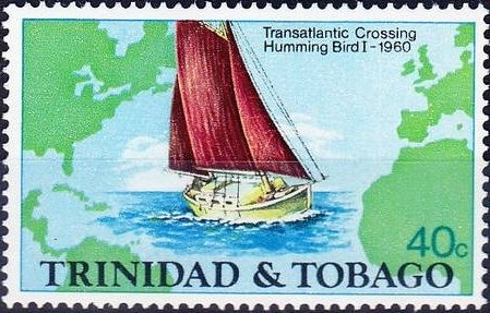 Stamp, Humming Bird I, Trinidad and Tobago,  , Maps, Sailing, Sailing Ships