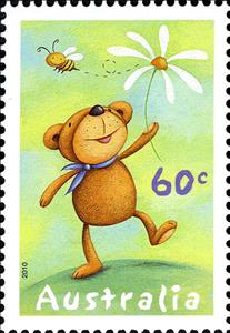 Stamp, Bear, Australia,  , Bears