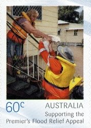 Stamp, Cat Rescue, Australia,  