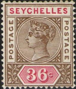 Stamp, Issues of 1890-1900, Seychelles,  