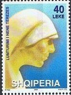 Stamp, Mother Theresa, Albania,  , Famous People