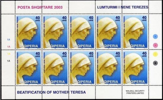 Mini Sheet with 10x No. 2954