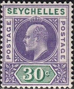 Stamp, Issues of 1903, Seychelles,  