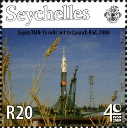 Soyuz TMA-13 rolls out to Launch Pad 2008