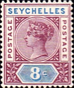 Stamp, Issues of 1890-1900, Seychelles,  