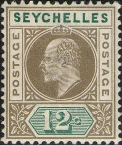 Stamp, Issues of 1903, Seychelles,  