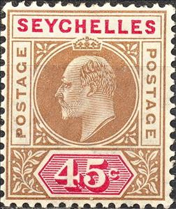 Stamp, Issues of 1906, Seychelles,  
