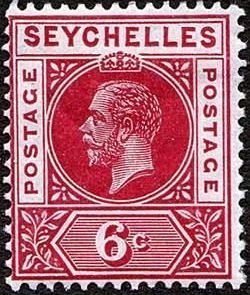 Stamp, King George V., Seychelles,  