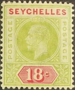 Stamp, Issues of 1912, Seychelles,  