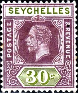 Stamp, Issues of 1917-20, Seychelles,  