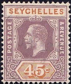 Stamp, Issues of 1917-20, Seychelles,  