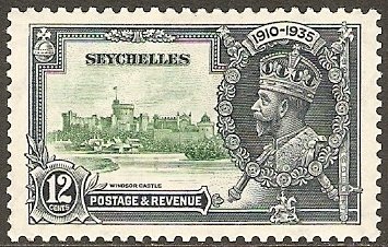 Stamp, Windsor Castle, Seychelles,  