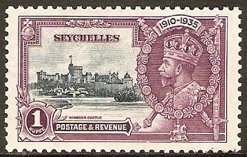 Stamp, Windsor Castle, Seychelles,  